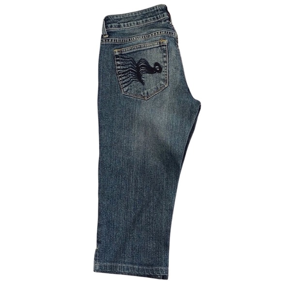 AMERICAN RAG Super Skinny Denim CAPRI Pants Sz 5 - Picture 1 of 9